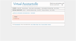 Desktop Screenshot of creative-va-services.virtualassistantville.com