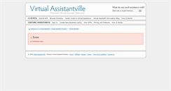 Desktop Screenshot of internet-marketing-support.virtualassistantville.com