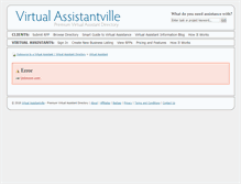 Tablet Screenshot of michiganvirtualsupport.virtualassistantville.com